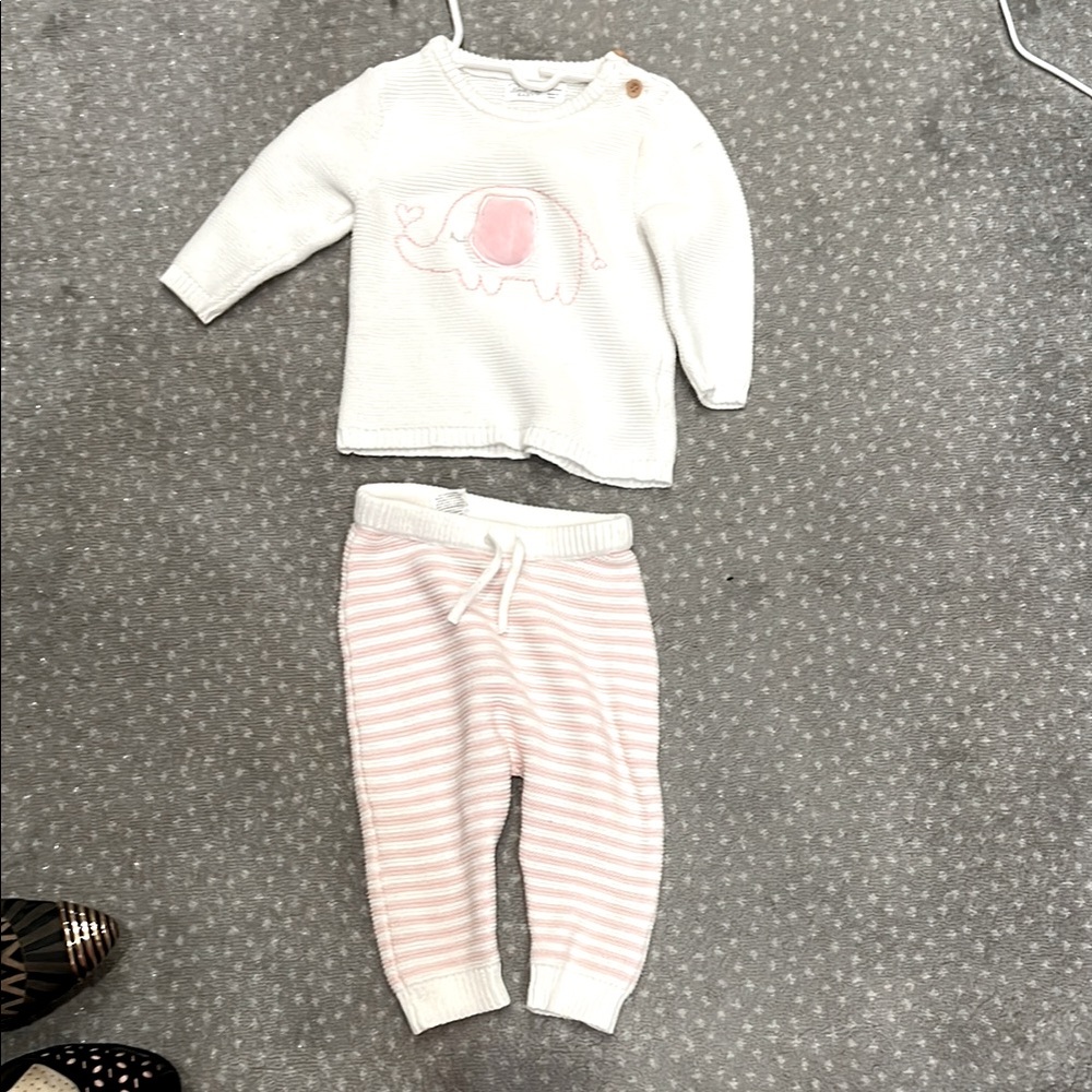 Rene Rofe Baby White Sweater